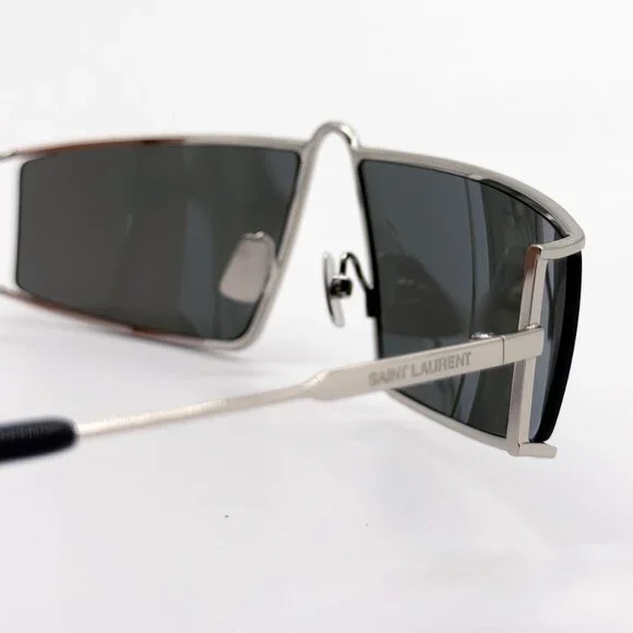 NEW SAINT LAURENT SL 606 002 SILVER SL606 002 WOMEN SUNGLASSES SAINT LAURENT - Picture 7 of 11